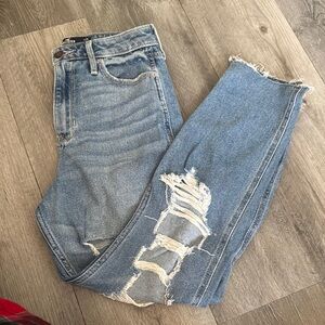 Hollister Distressed Blue Denim Jeans